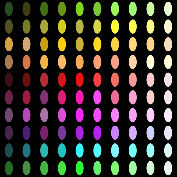 Rainbow Dot Círculo Sem Costura Padrão Design Fundo Colorido Abstrato — Vetor de Stock