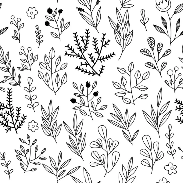 Текстура Цветами Растениями Цветочные Украшения Оригинальный Рисунок — стоковое фото