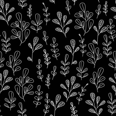 Çiçekli ve bitkili doku. Çiçek süsü. Orijinal çiçek deseni.