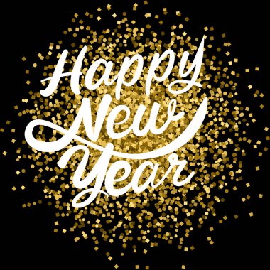 Mutlu yıllar 2021 yazı amblemleri. Vektör logosu, metin tasarımı. Siyah, beyaz ve parıltılı. Pankartlar, tebrik kartları, hediyeler vs. için kullanılabilir.