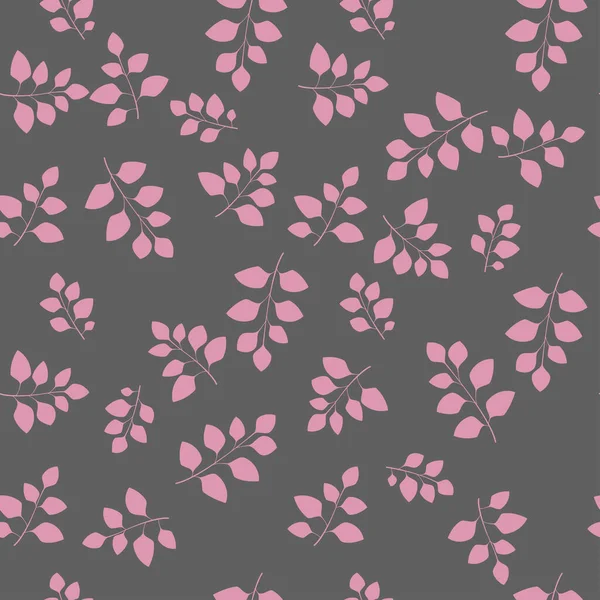 Çiçekli ve bitkili doku. Çiçek süsü. Orijinal çiçek vektör deseni.