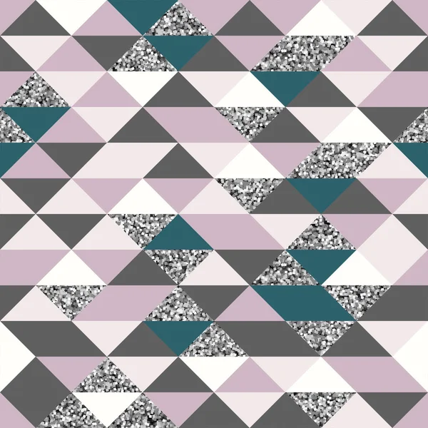 Vector Modernen Nahtlosen Bunten Geometrie Dreieck Muster Farbe Abstrakten Geometrischen — Stockfoto