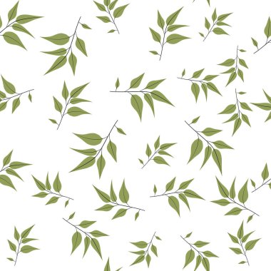 Çiçekli ve bitkili doku. Çiçek süsü. Orijinal çiçek deseni.