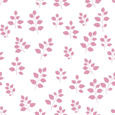 Çiçekli ve bitkili doku. Çiçek süsü. Orijinal çiçek vektör deseni.