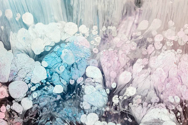 페트리 Petri 에폭시에 잉크를 함으로써 만들어 현대적 기법이다 캐러멜 산호초 — 스톡 사진