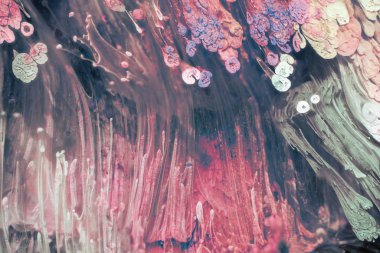 Petri sanatı - resimde modern bir teknik, epoksiye alkollü mürekkep ekleyerek yaratılır. Sertleştikten sonra mürekkep damlaları sertleşir ve alg, karamel resifleri ve deniz yatağı gibi görünür..