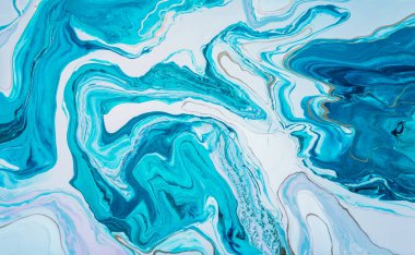 Akrilik, boya, soyut. Tabloya yakın çekim. Renkli soyut resim arkaplanı. Yüksek desenli yağlı boya. Yüksek kalite detaylar. Mermer. Mermer dokusu. Boya sıçraması. Renkli sıvı.