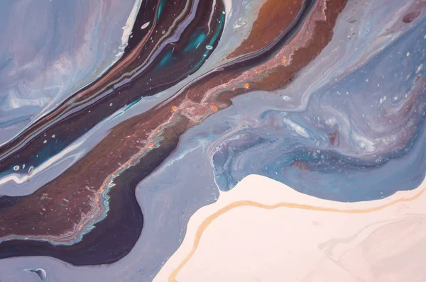 丙烯酸 这幅画的封印 色彩斑斓的抽象画背景 高度纹理的油画 高质量的细节 马布林 清晰的质感 油漆飞溅 五彩缤纷的液体 — 图库照片