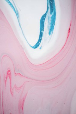 Mermer. Mermer dokusu. Boya sıçraması. Renkli sıvı. Soyut renkli arkaplan. Raster illüstrasyonu. Renkli soyut resim arkaplanı. Yüksek desenli yağlı boya. Yüksek kaliteli detaylar.