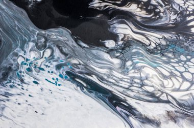 Mermer. Mermer dokusu. Boya sıçraması. Renkli sıvı. Soyut renkli arkaplan. Raster illüstrasyonu. Renkli soyut resim arkaplanı. Yüksek desenli yağlı boya. Yüksek kaliteli detaylar.