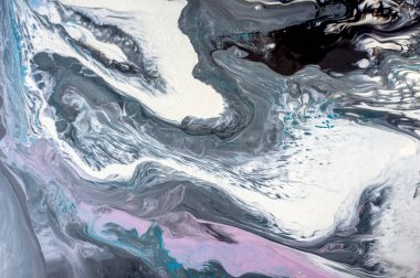 Mermer. Mermer dokusu. Boya sıçraması. Renkli sıvı. Soyut renkli arkaplan. Raster illüstrasyonu. Renkli soyut resim arkaplanı. Yüksek desenli yağlı boya. Yüksek kaliteli detaylar.