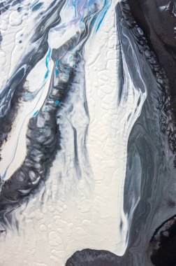 Mermer. Mermer dokusu. Boya sıçraması. Renkli sıvı. Soyut renkli arkaplan. Raster illüstrasyonu. Renkli soyut resim arkaplanı. Yüksek desenli yağlı boya. Yüksek kaliteli detaylar.