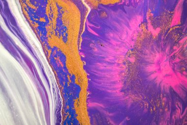 Mermer. Mermer dokusu. Boya sıçraması. Renkli sıvı. Soyut renkli arkaplan. Raster illüstrasyonu. Renkli soyut resim arkaplanı. Yüksek desenli yağlı boya. Yüksek kaliteli detaylar.