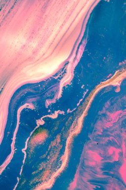 Mermer. Mermer dokusu. Boya sıçraması. Renkli sıvı. Soyut renkli arkaplan. Raster illüstrasyonu. Renkli soyut resim arkaplanı. Yüksek desenli yağlı boya. Yüksek kaliteli detaylar.