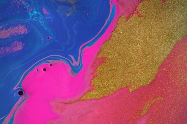 Mermer. Mermer dokusu. Boya sıçraması. Renkli sıvı. Soyut renkli arkaplan. Raster illüstrasyonu. Renkli soyut resim arkaplanı. Yüksek desenli yağlı boya. Yüksek kaliteli detaylar.