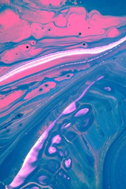 Mermer. Mermer dokusu. Boya sıçraması. Renkli sıvı. Soyut renkli arkaplan. Raster illüstrasyonu. Renkli soyut resim arkaplanı. Yüksek desenli yağlı boya. Yüksek kaliteli detaylar.