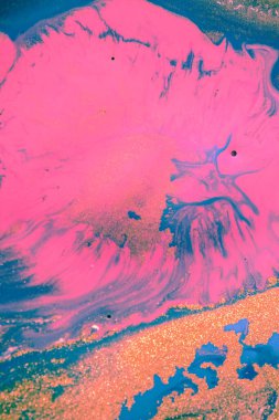 Mermer. Mermer dokusu. Boya sıçraması. Renkli sıvı. Soyut renkli arkaplan. Raster illüstrasyonu. Renkli soyut resim arkaplanı. Yüksek desenli yağlı boya. Yüksek kaliteli detaylar.