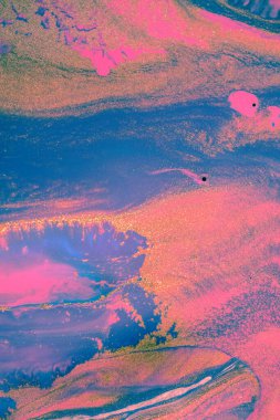 Mermer. Mermer dokusu. Boya sıçraması. Renkli sıvı. Soyut renkli arkaplan. Raster illüstrasyonu. Renkli soyut resim arkaplanı. Yüksek desenli yağlı boya. Yüksek kaliteli detaylar.