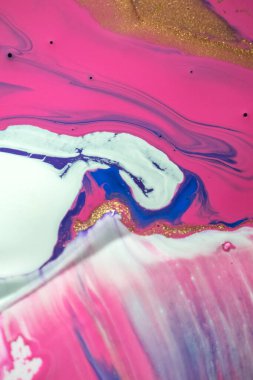 Mermer. Mermer dokusu. Boya sıçraması. Renkli sıvı. Soyut renkli arkaplan. Raster illüstrasyonu. Renkli soyut resim arkaplanı. Yüksek desenli yağlı boya. Yüksek kaliteli detaylar.