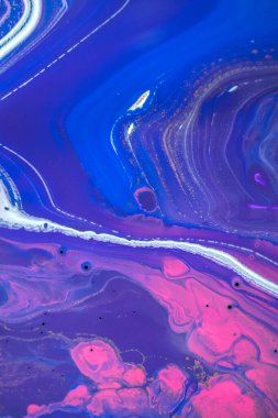 Mermer. Mermer dokusu. Boya sıçraması. Renkli sıvı. Soyut renkli arkaplan. Raster illüstrasyonu. Renkli soyut resim arkaplanı. Yüksek desenli yağlı boya. Yüksek kaliteli detaylar.