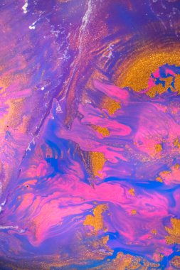 Mermer. Mermer dokusu. Boya sıçraması. Renkli sıvı. Soyut renkli arkaplan. Raster illüstrasyonu. Renkli soyut resim arkaplanı. Yüksek desenli yağlı boya. Yüksek kaliteli detaylar.