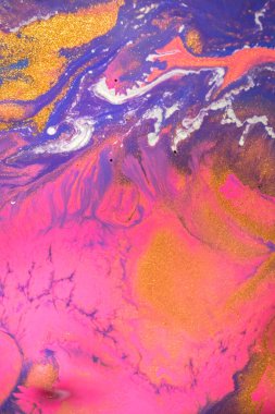 Mermer. Mermer dokusu. Boya sıçraması. Renkli sıvı. Soyut renkli arkaplan. Raster illüstrasyonu. Renkli soyut resim arkaplanı. Yüksek desenli yağlı boya. Yüksek kaliteli detaylar.