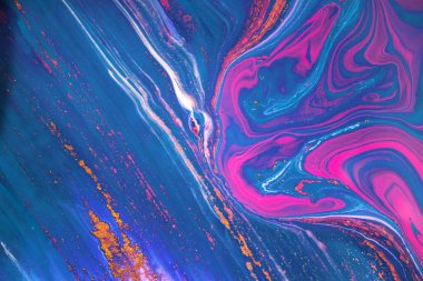 Mermer. Mermer dokusu. Boya sıçraması. Renkli sıvı. Soyut renkli arkaplan. Raster illüstrasyonu. Renkli soyut resim arkaplanı. Yüksek desenli yağlı boya. Yüksek kaliteli detaylar.