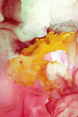 Mermer. Mermer dokusu. Boya sıçraması. Renkli sıvı. Soyut renkli arkaplan. Raster illüstrasyonu. Renkli soyut resim arkaplanı. Yüksek desenli yağlı boya. Yüksek kaliteli detaylar.