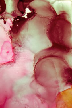 Mermer. Mermer dokusu. Boya sıçraması. Renkli sıvı. Soyut renkli arkaplan. Raster illüstrasyonu. Renkli soyut resim arkaplanı. Yüksek desenli yağlı boya. Yüksek kaliteli detaylar.