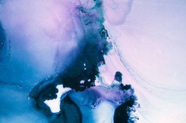 Mermer. Mermer dokusu. Boya sıçraması. Renkli sıvı. Soyut renkli arkaplan. Raster illüstrasyonu. Renkli soyut resim arkaplanı. Yüksek desenli yağlı boya. Yüksek kaliteli detaylar.