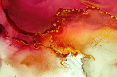 Mermer. Mermer dokusu. Boya sıçraması. Renkli sıvı. Soyut renkli arkaplan. Raster illüstrasyonu. Renkli soyut resim arkaplanı. Yüksek desenli yağlı boya. Yüksek kaliteli detaylar.