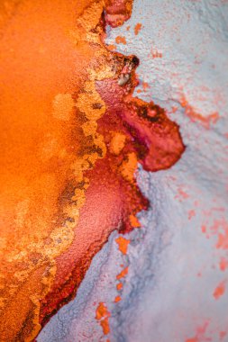 Mermer. Mermer dokusu. Boya sıçraması. Renkli sıvı. Soyut renkli arkaplan. Raster illüstrasyonu. Renkli soyut resim arkaplanı. Yüksek desenli yağlı boya. Yüksek kaliteli detaylar.