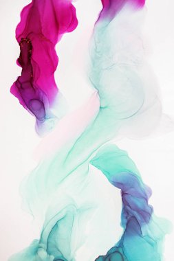 Mermer. Mermer dokusu. Boya sıçraması. Renkli sıvı. Soyut renkli arkaplan. Raster illüstrasyonu. Renkli soyut resim arkaplanı. Yüksek desenli yağlı boya. Yüksek kaliteli detaylar.