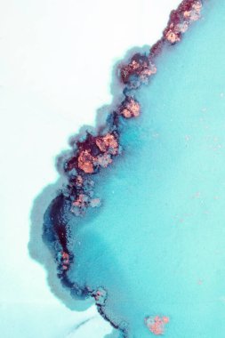 Mermer. Mermer dokusu. Boya sıçraması. Renkli sıvı. Soyut renkli arkaplan. Raster illüstrasyonu. Renkli soyut resim arkaplanı. Yüksek desenli yağlı boya. Yüksek kaliteli detaylar.