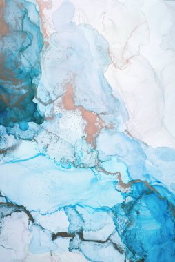 Mermer. Mermer dokusu. Boya sıçraması. Renkli sıvı. Soyut renkli arkaplan. Raster illüstrasyonu. Renkli soyut resim arkaplanı. Yüksek desenli yağlı boya. Yüksek kaliteli detaylar.