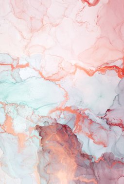 Mermer. Mermer dokusu. Boya sıçraması. Renkli sıvı. Soyut renkli arkaplan. Raster illüstrasyonu. Renkli soyut resim arkaplanı. Yüksek desenli yağlı boya. Yüksek kaliteli detaylar.