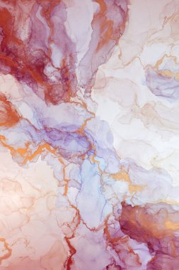Mermer. Mermer dokusu. Boya sıçraması. Renkli sıvı. Soyut renkli arkaplan. Raster illüstrasyonu. Renkli soyut resim arkaplanı. Yüksek desenli yağlı boya. Yüksek kaliteli detaylar.