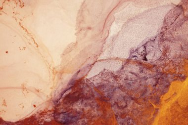 Mermer. Mermer dokusu. Boya sıçraması. Renkli sıvı. Soyut renkli arkaplan. Raster illüstrasyonu. Renkli soyut resim arkaplanı. Yüksek desenli yağlı boya. Yüksek kaliteli detaylar.
