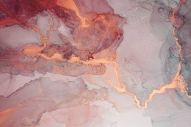 Mermer. Mermer dokusu. Boya sıçraması. Renkli sıvı. Soyut renkli arkaplan. Raster illüstrasyonu. Renkli soyut resim arkaplanı. Yüksek desenli yağlı boya. Yüksek kaliteli detaylar.