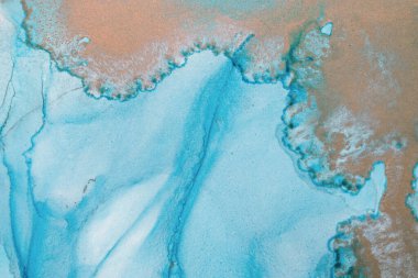 Mermer. Mermer dokusu. Boya sıçraması. Renkli sıvı. Soyut renkli arkaplan. Raster illüstrasyonu. Renkli soyut resim arkaplanı. Yüksek desenli yağlı boya. Yüksek kaliteli detaylar.