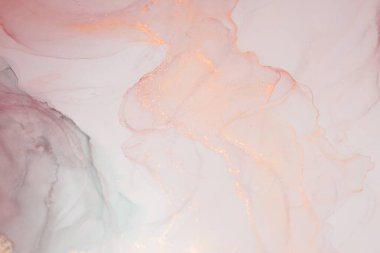 Mermer. Mermer dokusu. Boya sıçraması. Renkli sıvı. Soyut renkli arkaplan. Raster illüstrasyonu. Renkli soyut resim arkaplanı. Yüksek desenli yağlı boya. Yüksek kaliteli detaylar.