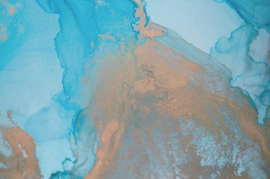 Mermer. Mermer dokusu. Boya sıçraması. Renkli sıvı. Soyut renkli arkaplan. Raster illüstrasyonu. Renkli soyut resim arkaplanı. Yüksek desenli yağlı boya. Yüksek kaliteli detaylar.