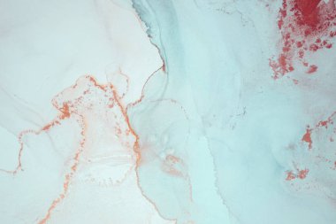 Mermer. Mermer dokusu. Boya sıçraması. Renkli sıvı. Soyut renkli arkaplan. Raster illüstrasyonu. Renkli soyut resim arkaplanı. Yüksek desenli yağlı boya. Yüksek kaliteli detaylar.