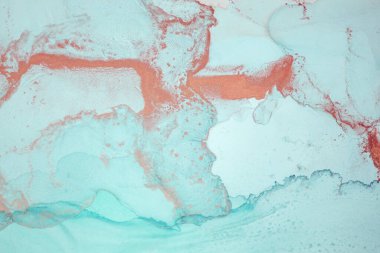 Mermer. Mermer dokusu. Boya sıçraması. Renkli sıvı. Soyut renkli arkaplan. Raster illüstrasyonu. Renkli soyut resim arkaplanı. Yüksek desenli yağlı boya. Yüksek kaliteli detaylar.