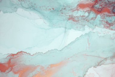 Mermer. Mermer dokusu. Boya sıçraması. Renkli sıvı. Soyut renkli arkaplan. Raster illüstrasyonu. Renkli soyut resim arkaplanı. Yüksek desenli yağlı boya. Yüksek kaliteli detaylar.