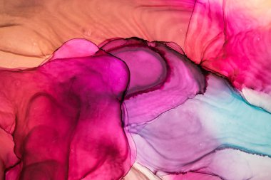 Mermer. Mermer dokusu. Boya sıçraması. Renkli sıvı. Soyut renkli arkaplan. Raster illüstrasyonu. Renkli soyut resim arkaplanı. Yüksek desenli yağlı boya. Yüksek kaliteli detaylar.