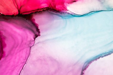 Mermer. Mermer dokusu. Boya sıçraması. Renkli sıvı. Soyut renkli arkaplan. Raster illüstrasyonu. Renkli soyut resim arkaplanı. Yüksek desenli yağlı boya. Yüksek kaliteli detaylar.