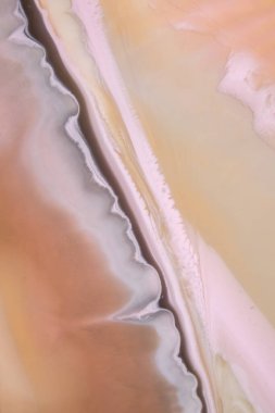 Renkli soyut epoksi reçine resminin makro fotoğrafı. Tasarım kapağı, yıllık rapor, davetiye, broşür, sunum, ambalaj, poster, kartvizit, düğün davetiyesi.