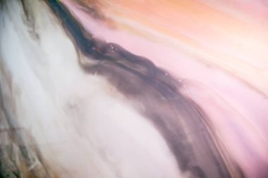 Renkli soyut epoksi reçine resminin makro fotoğrafı. Tasarım kapağı, yıllık rapor, davetiye, broşür, sunum, ambalaj, poster, kartvizit, düğün davetiyesi.