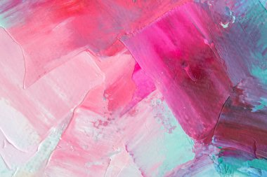 Tuval üzerindeki yağlı boya palet bıçağıyla yazılır. Yağlı boya ve palet bıçağıyla yapılmış bir resmin resmi.. 